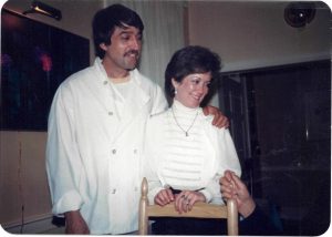 Celeste and Alain at L'Auberge